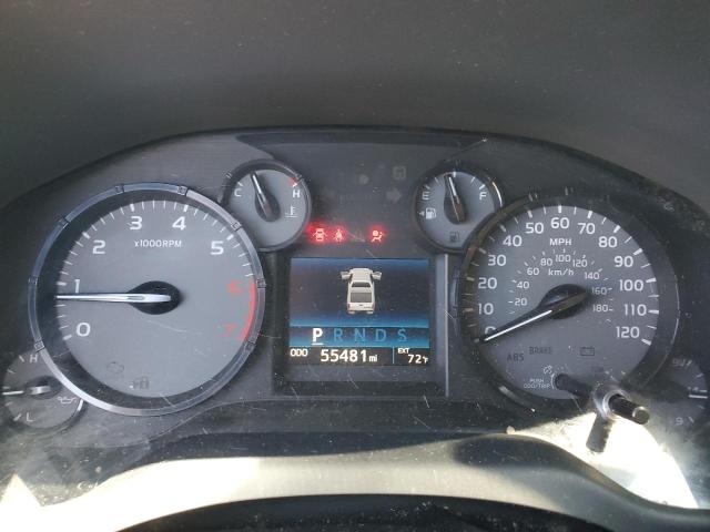 5TFRM5F1XFX084143 - 2015 TOYOTA TUNDRA DOUBLE CAB SR/SR5 SILVER photo 9