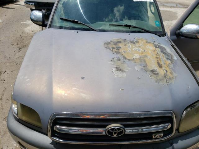 5TBRT34122S329620 - 2002 TOYOTA TUNDRA ACCESS CAB ნაცრისფერი ფოტო 11