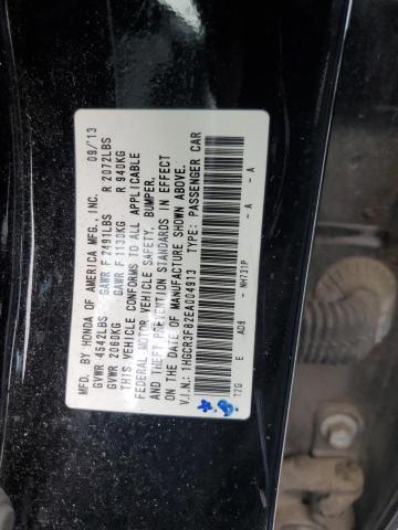 1HGCR3F82EA004913 - 2014 HONDA ACCORD EXL BLACK photo 12