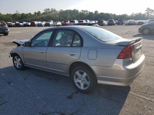 2HGES26715H545127 - 2005 HONDA CIVIC EX SILVER photo 2