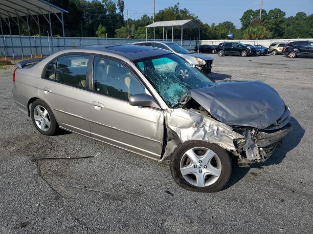 2HGES26715H545127 - 2005 HONDA CIVIC EX SILVER photo 4