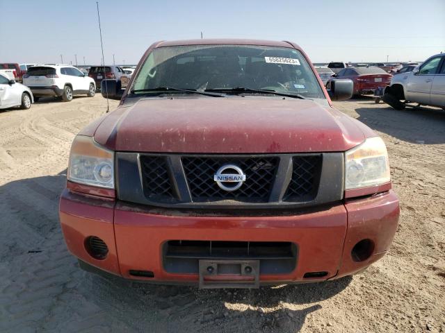 1N6BA0EK1FN507286 - 2015 NISSAN TITAN S BURGUNDY photo 5