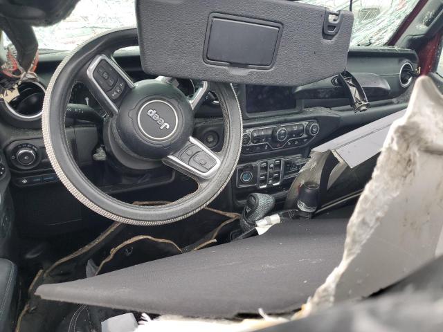 1C4JJXP67NW158585 - 2022 JEEP WRANGLER U SAHARA 4XE BURGUNDY photo 8