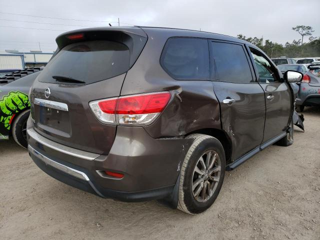 5N1AR2MN3FC615074 - 2015 NISSAN PATHFINDER S 灰色 照片 4