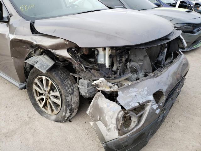 5N1AR2MN3FC615074 - 2015 NISSAN PATHFINDER S 灰色 照片 9