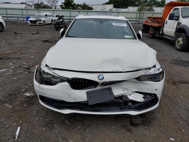 WBA8D9C59JA608305 - 2018 BMW 330 XI WHITE photo 5