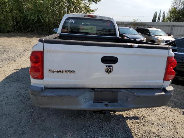 1D7HE22K65S180584 - 2005 DODGE DAKOTA ST WHITE photo 6