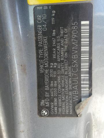 WBAUL7C5XBVM79085 - 2011 BMW 1100 CYCLE I GRAY photo 12