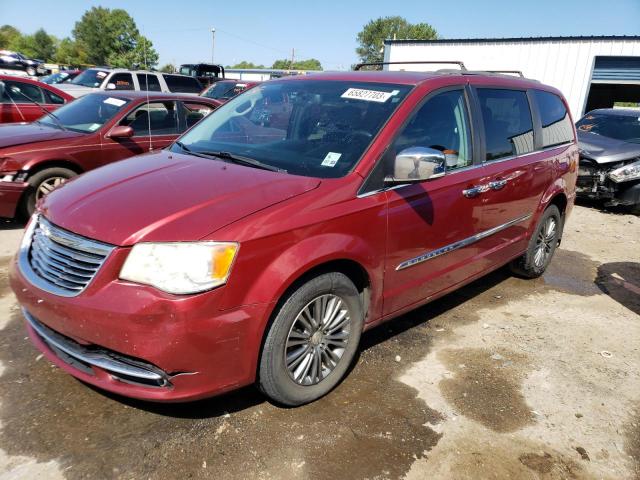 2C4RC1CG2ER277095 - 2014 CHRYSLER TOWN & COU TOURING L BURGUNDY photo 1