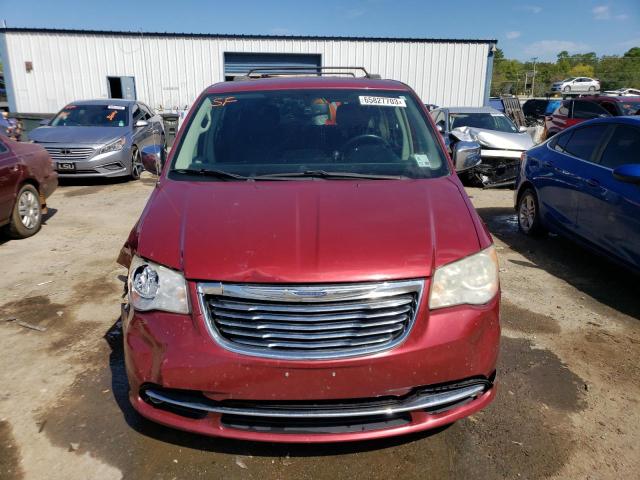 2C4RC1CG2ER277095 - 2014 CHRYSLER TOWN & COU TOURING L BURGUNDY photo 5