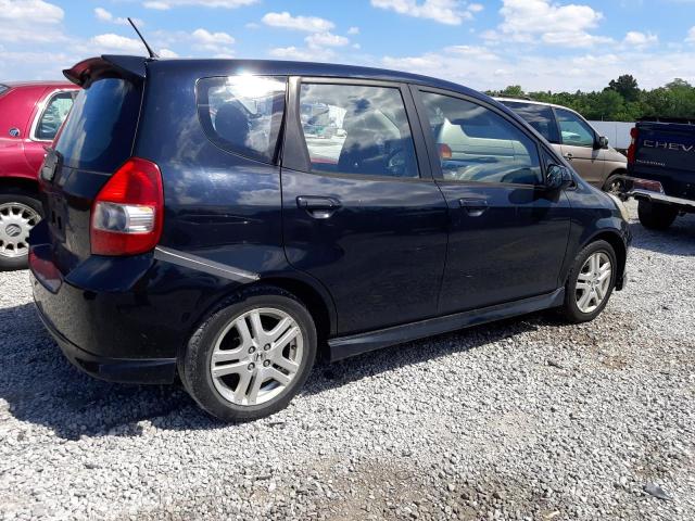 JHMGD38607S042470 - 2007 HONDA FIT S 黑色 照片 3