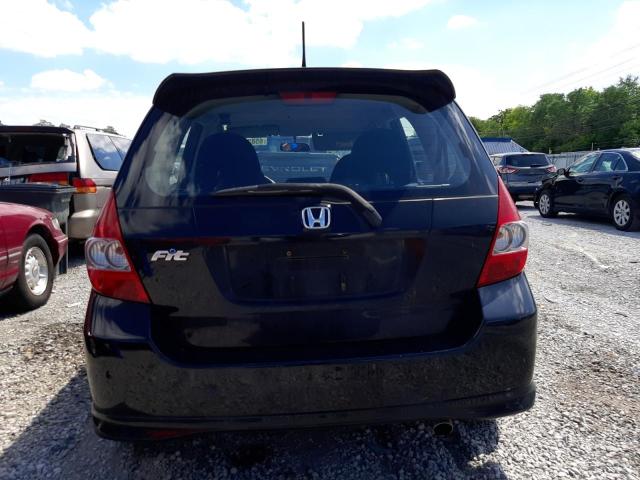 JHMGD38607S042470 - 2007 HONDA FIT S 黑色 照片 6