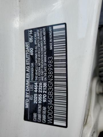 WDDSJ4GB3GN389983 - 2016 MERCEDES-BENZ CLA 250 4MATIC WHITE photo 12