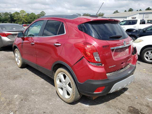 KL4CJCSB9FB125970 - 2015 BUICK ENCORE RED photo 2