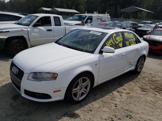 WAUAF78E48A066131 - 2008 AUDI A4 2.0T WHITE photo 2