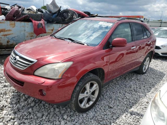 JTJHW31U282861780 - 2008 LEXUS RX 400H RED photo 1