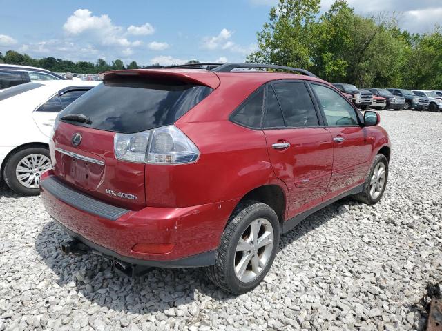 JTJHW31U282861780 - 2008 LEXUS RX 400H RED photo 3