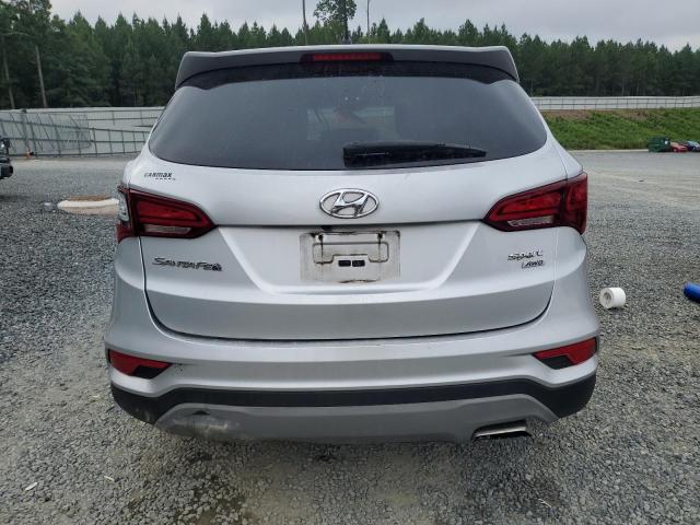 5XYZTDLB8JG539223 - 2018 HYUNDAI SANTA FE S SILVER photo 6