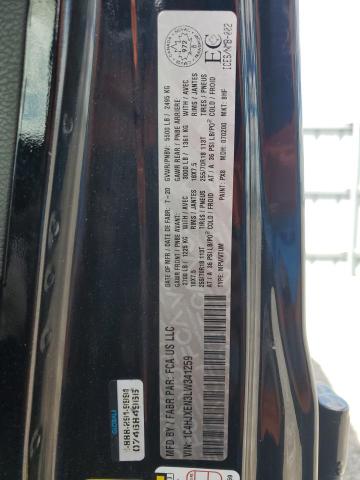 1C4HJXEN3LW341259 - 2020 JEEP WRANGLER U SAHARA BLACK photo 12