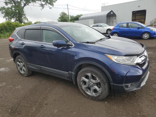 2HKRW2H88JH106454 - 2018 HONDA CR-V EXL BLUE photo 4