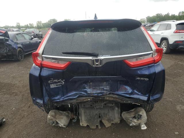 2HKRW2H88JH106454 - 2018 HONDA CR-V EXL BLUE photo 6