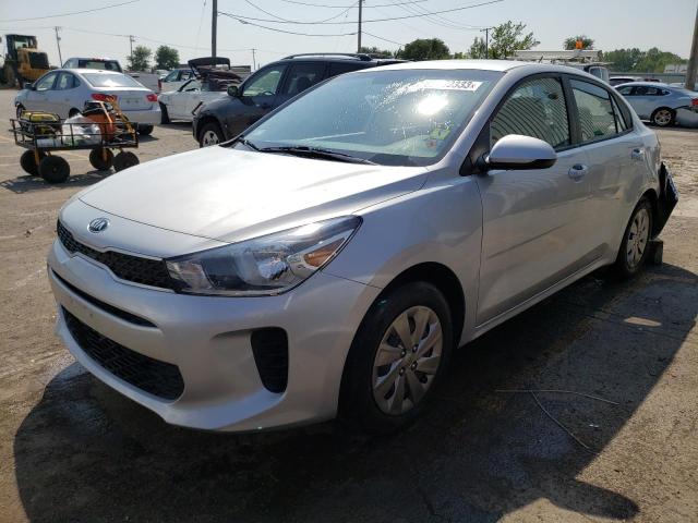 3KPA24AB9KE231253 - 2019 KIA RIO S SILVER photo 1