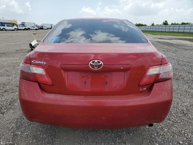 4T1BE46KX7U194237 - 2007 TOYOTA CAMRY CE RED photo 6