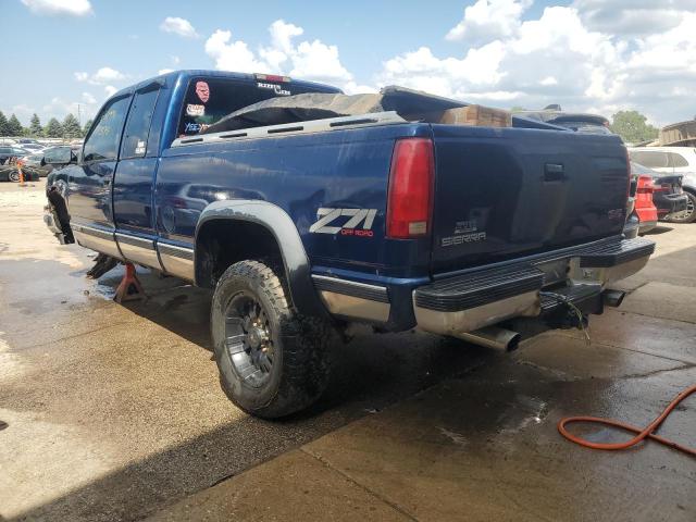 2GTEK19R7W1505022 - 1998 GMC SIERRA K1500 BLUE photo 2