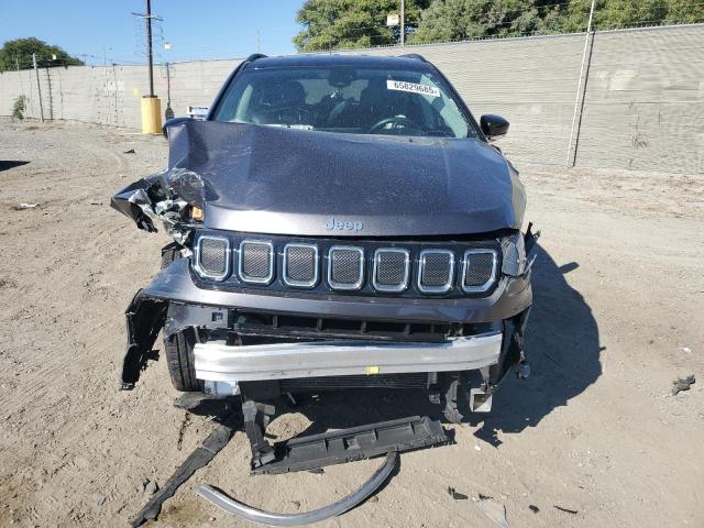 3C4NJDCB0NT161594 - 2022 JEEP COMPASS LIMITED ნაცრისფერი ფოტო 5