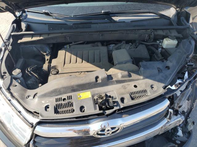 5TDJKRFHXGS302287 - 2016 TOYOTA HIGHLANDER XLE CHARCOAL photo 12