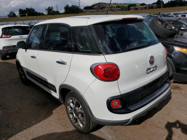 ZFBCFADH7EZ018387 - 2014 FIAT 500L TREKKING WHITE photo 2