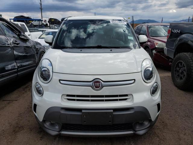 ZFBCFADH7EZ018387 - 2014 FIAT 500L TREKKING WHITE photo 5