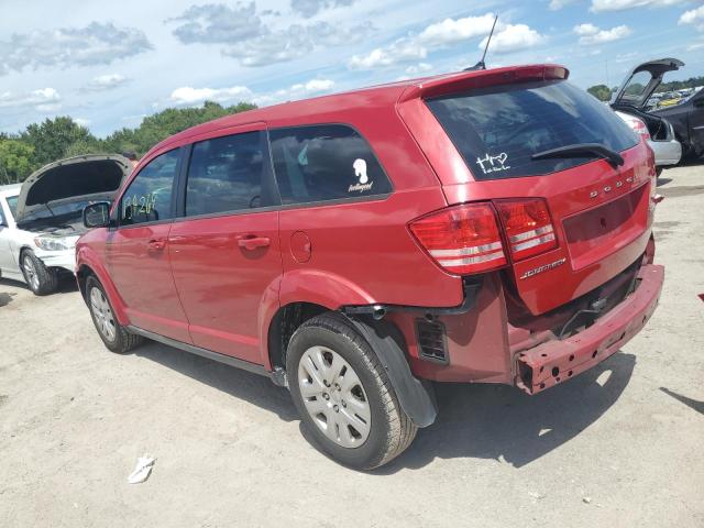 3C4PDCAB0ET255925 - 2014 DODGE JOURNEY SE RED photo 2