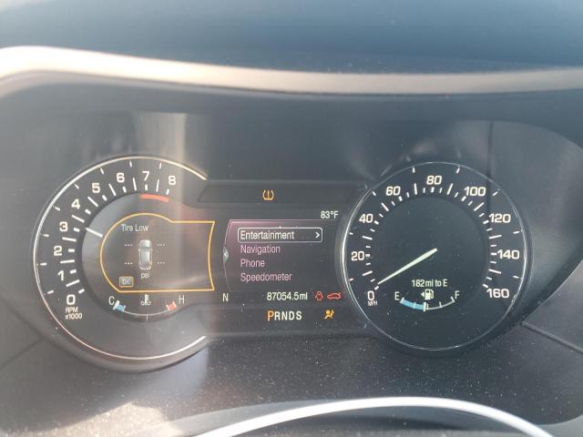 3LN6L5D90HR646329 - 2017 LINCOLN MKZ SELECT ვერცხლისფერი ფოტო 9