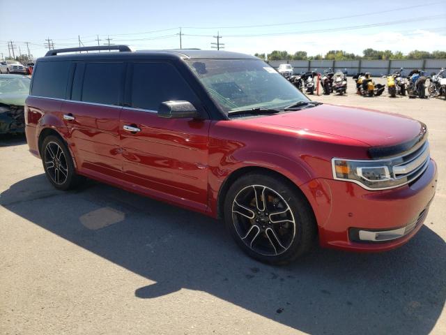 2FMHK6DT5EBD40878 - 2014 FORD FLEX LIMITED RED photo 4