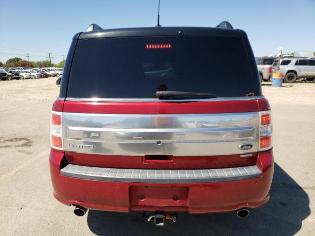 2FMHK6DT5EBD40878 - 2014 FORD FLEX LIMITED RED photo 6