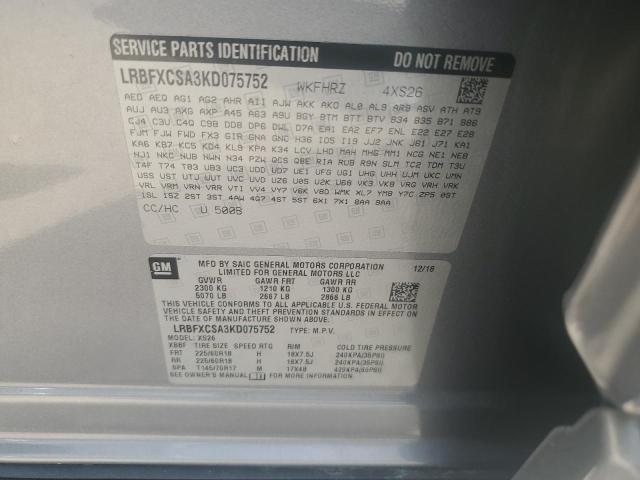 LRBFXCSA3KD075752 - 2019 BUICK ENVISION ESSENCE Boz foto 14