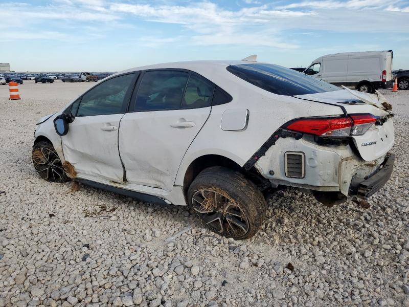 JTDM4MCE2NJ092962 - 2022 TOYOTA COROLLA SE WHITE photo 2