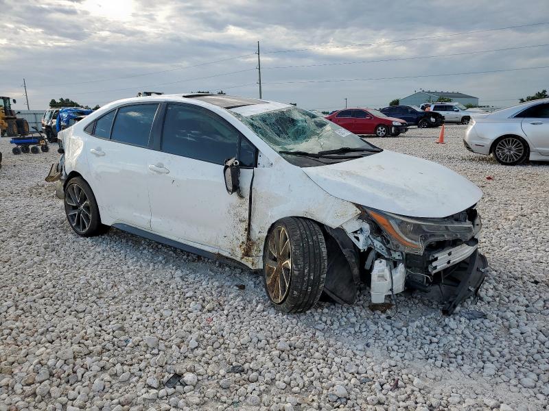 JTDM4MCE2NJ092962 - 2022 TOYOTA COROLLA SE WHITE photo 4