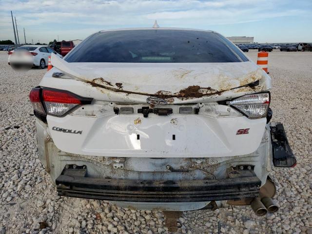 JTDM4MCE2NJ092962 - 2022 TOYOTA COROLLA SE WHITE photo 6