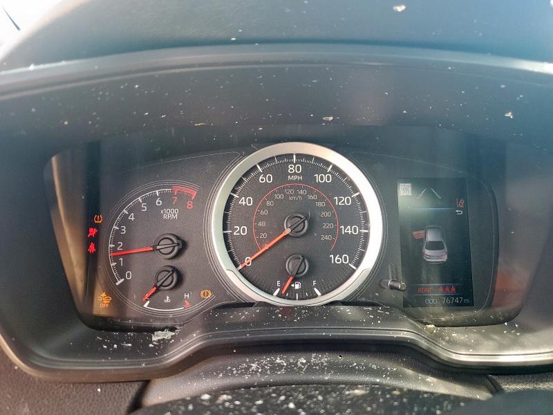 JTDM4MCE2NJ092962 - 2022 TOYOTA COROLLA SE WHITE photo 9