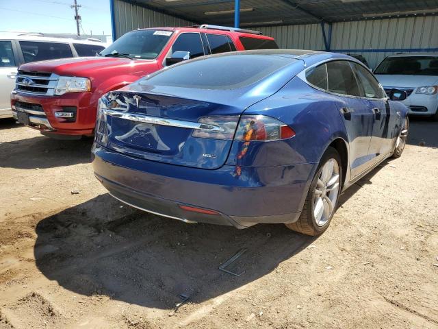 5YJSA1E25GF127022 - 2016 TESLA MODEL S Կապույտ լուսանկար 3