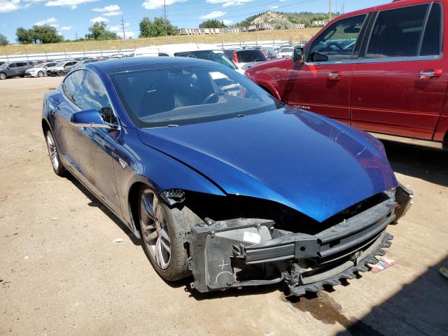 5YJSA1E25GF127022 - 2016 TESLA MODEL S Կապույտ լուսանկար 4