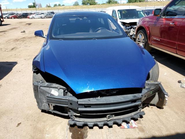 5YJSA1E25GF127022 - 2016 TESLA MODEL S Կապույտ լուսանկար 5