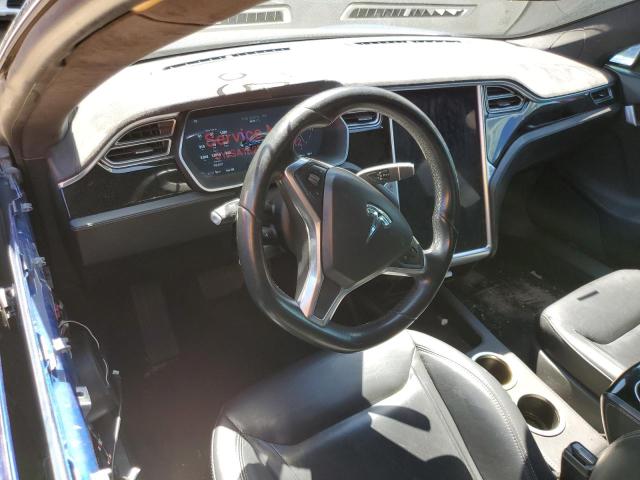 5YJSA1E25GF127022 - 2016 TESLA MODEL S Կապույտ լուսանկար 8