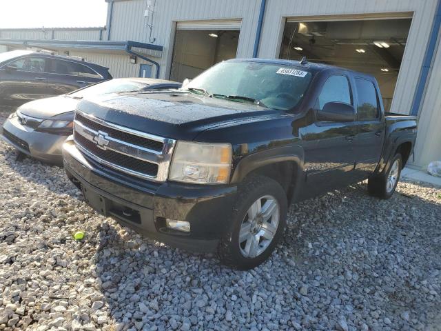 3GCEK13M67G506250 - 2007 CHEVROLET SILVERADO K1500 CREW CAB BLACK photo 1