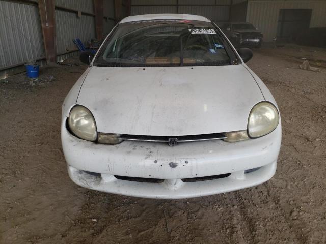 1B3ES46C91D256447 - 2001 DODGE NEON SE WHITE photo 5