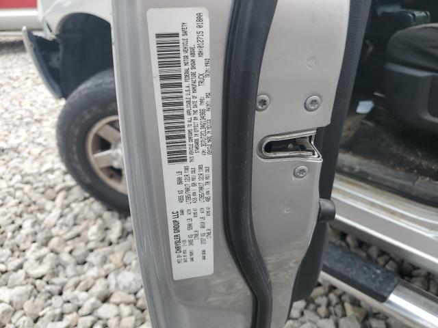 3D7UT2CL3AG134966 - 2010 DODGE RAM 2500 SILVER photo 12