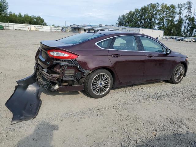 3FA6P0H98DR251398 - 2013 FORD FUSION SE BURGUNDY photo 3