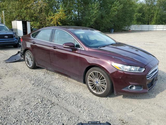 3FA6P0H98DR251398 - 2013 FORD FUSION SE BURGUNDY photo 4